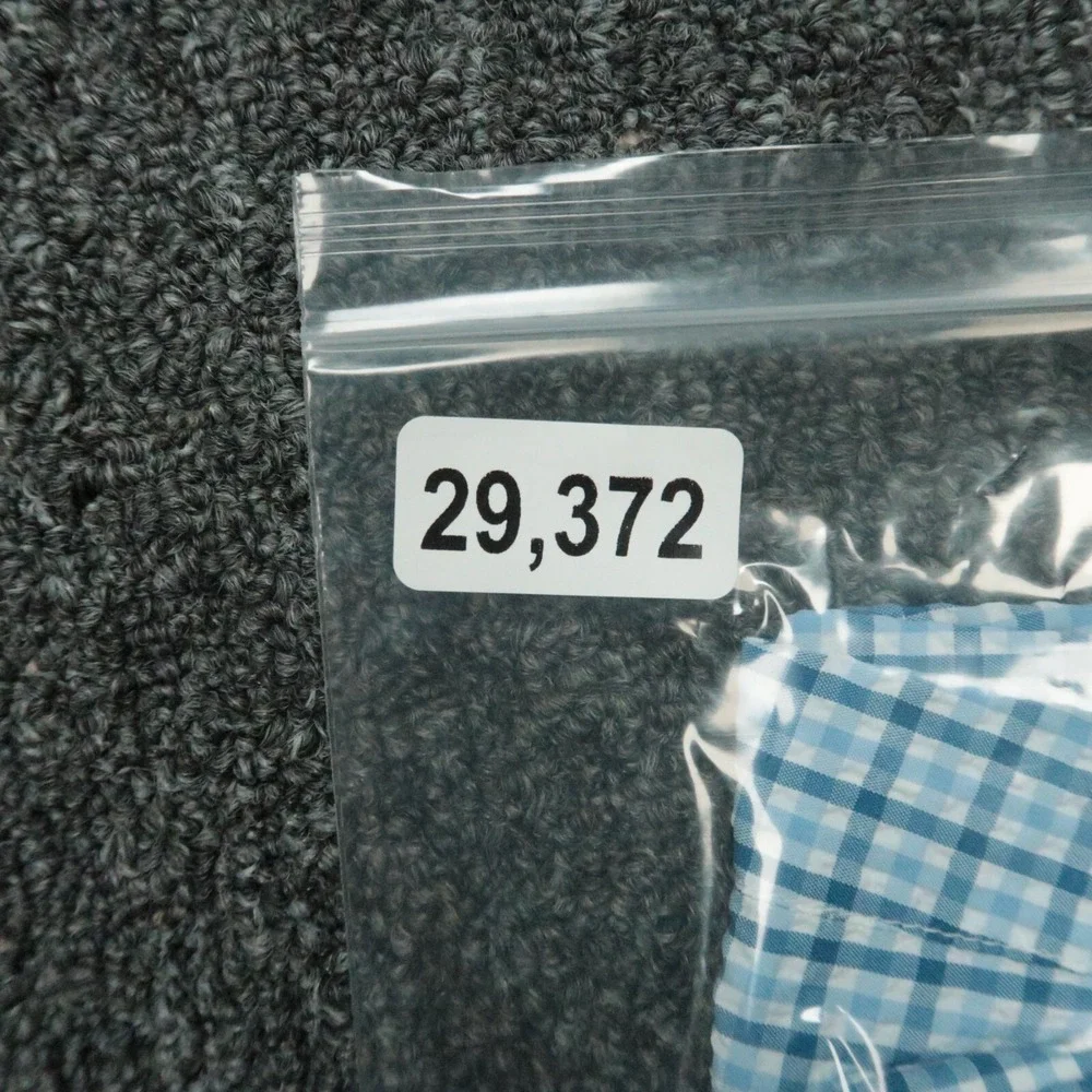 Peter Millar Shorts Men 40 Blue Plaid Performance Chino‎ Seersucker Lightweight